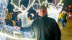 debreczeni csilla fénypark finnország guinness-rekord hóember karácsony kretovics istván lappföld mikulás rénszarvas szán ünnepi hangulat világító rénszarvas