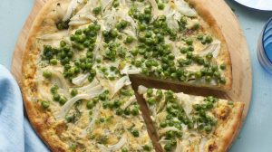 zöldborsós pite recept