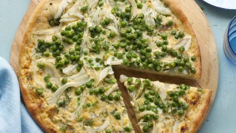 zöldborsós pite recept