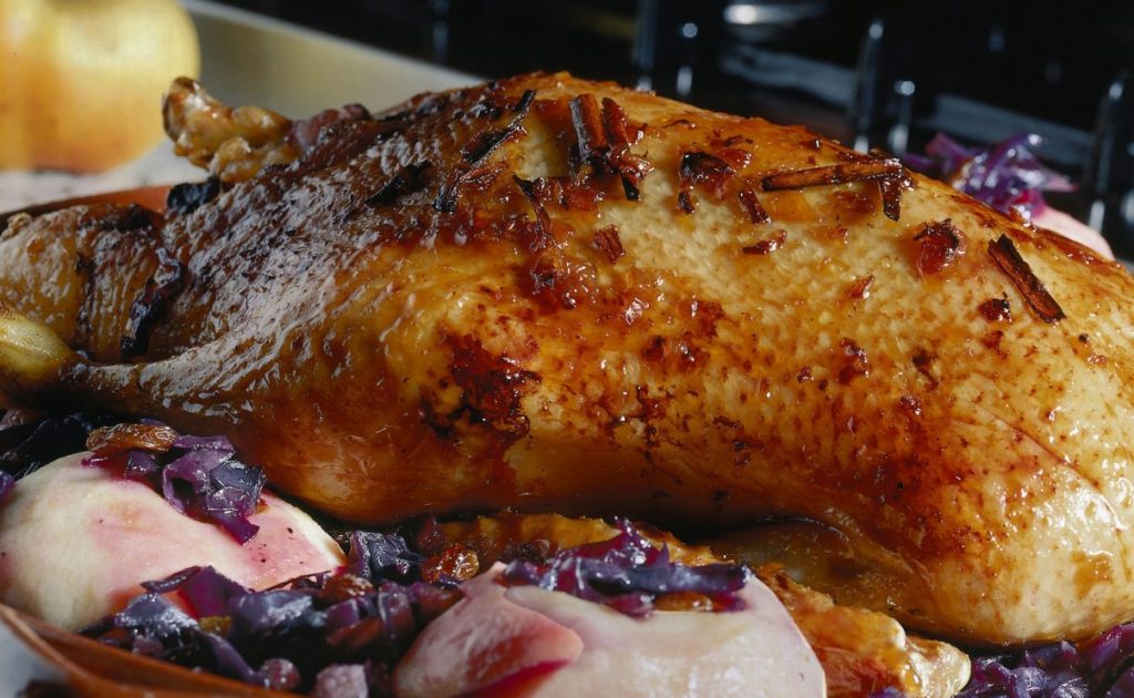 egészben sült töltött kacsa recept