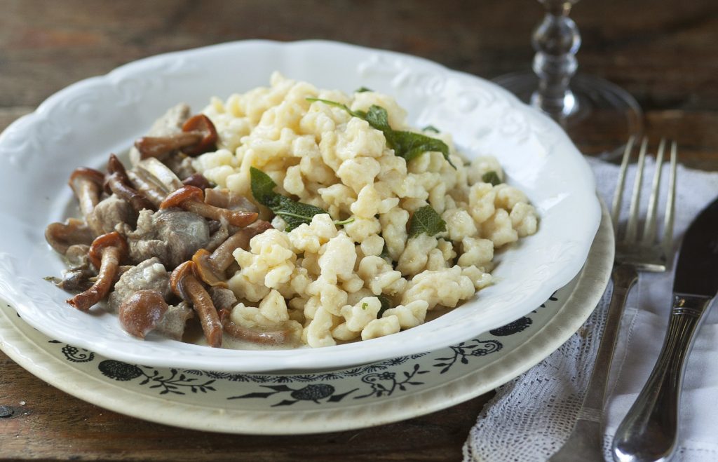 erdei gomba ragu nokedlivel recept