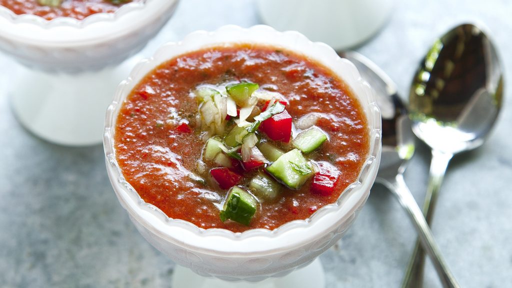 hideg gazpacho recept