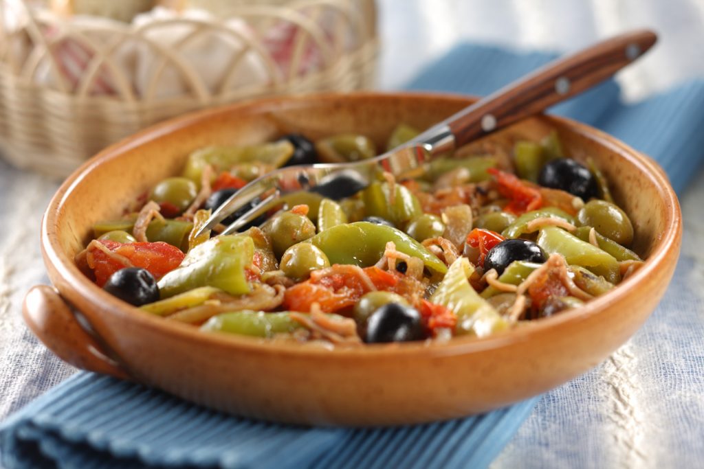 spanyol olívás lecsó recept