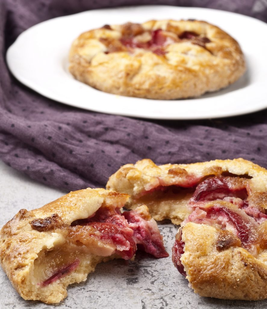 szilvás galette recept