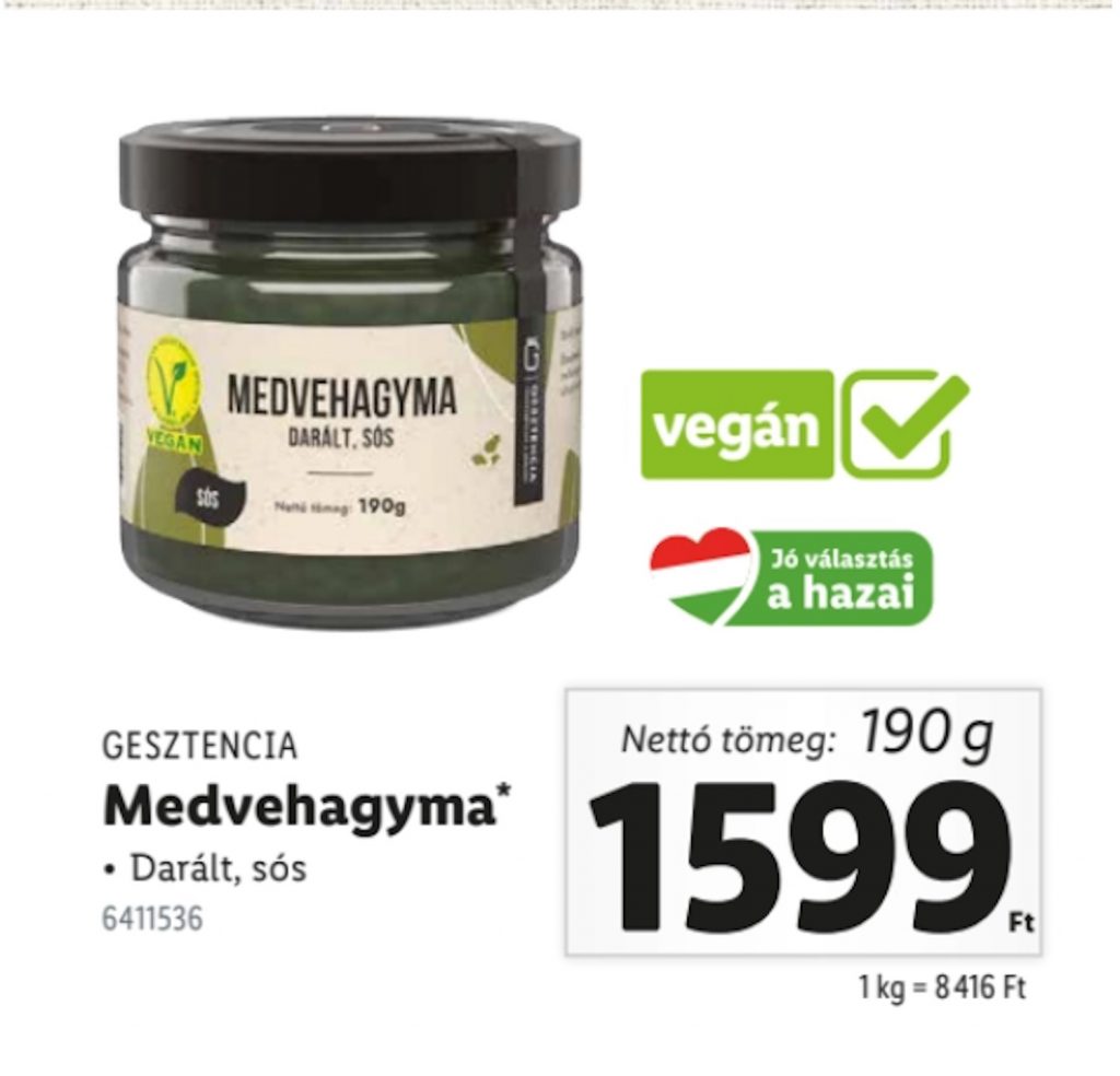 lild medvehagyma