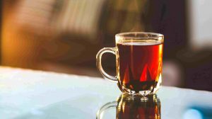 gőzölgő tea