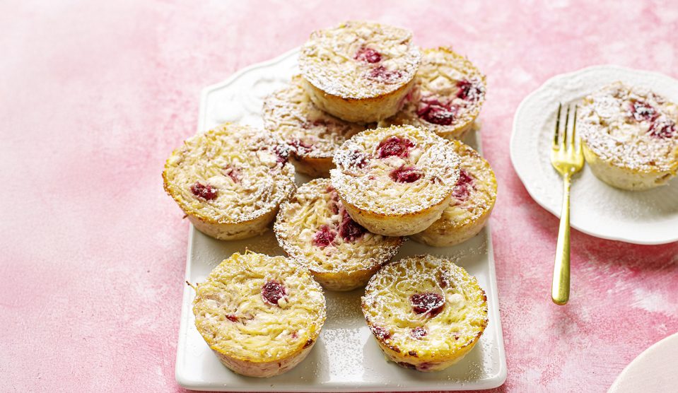 Málnás vargabéles-muffin