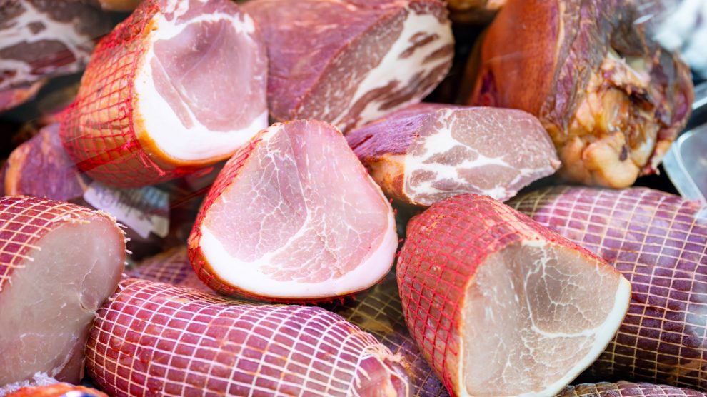 húsvéti kötözött sonkák