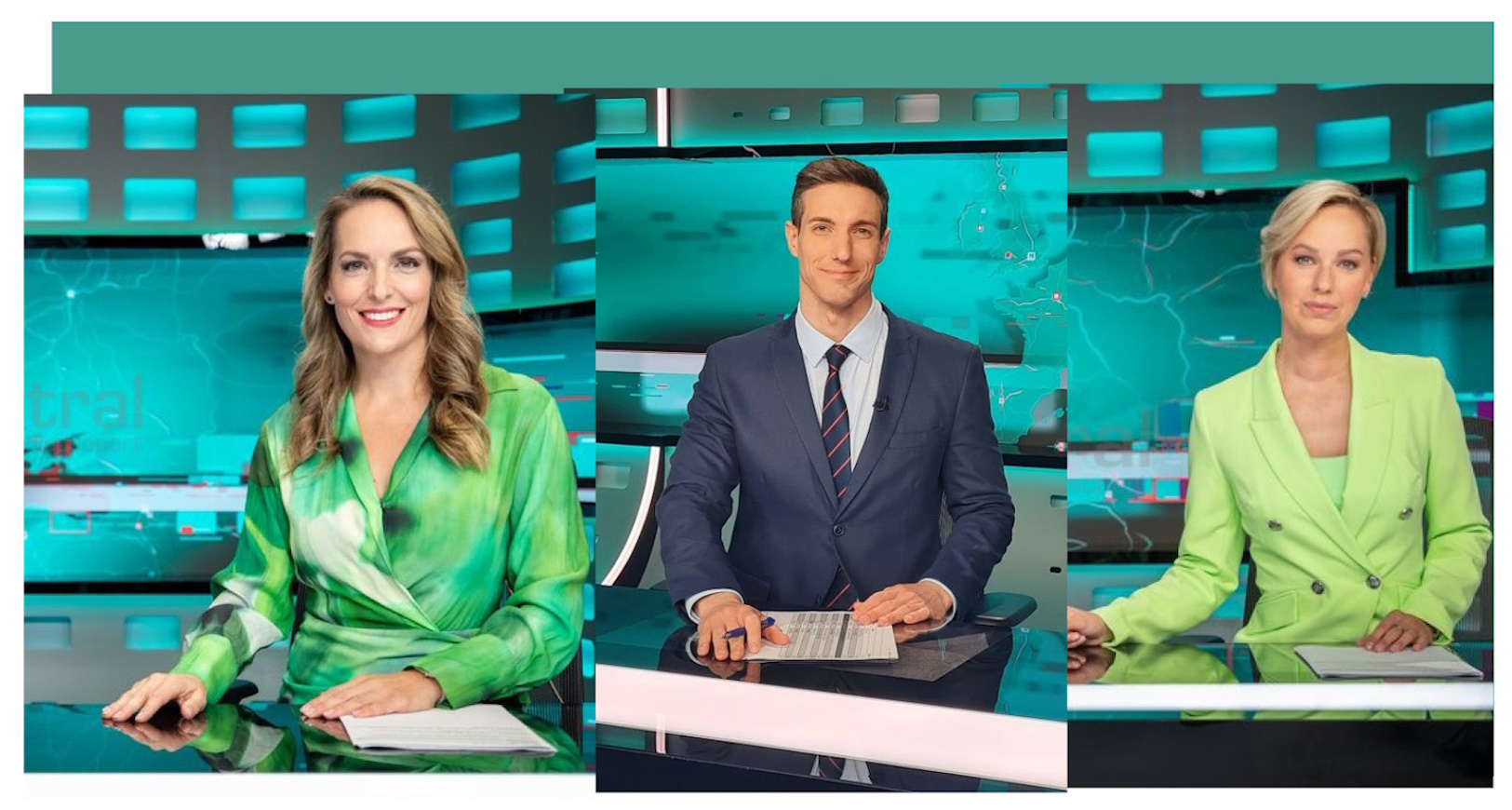 Az RTL új híradósai: Heer Orsolya, Bányai Viktor és Major Eszter
