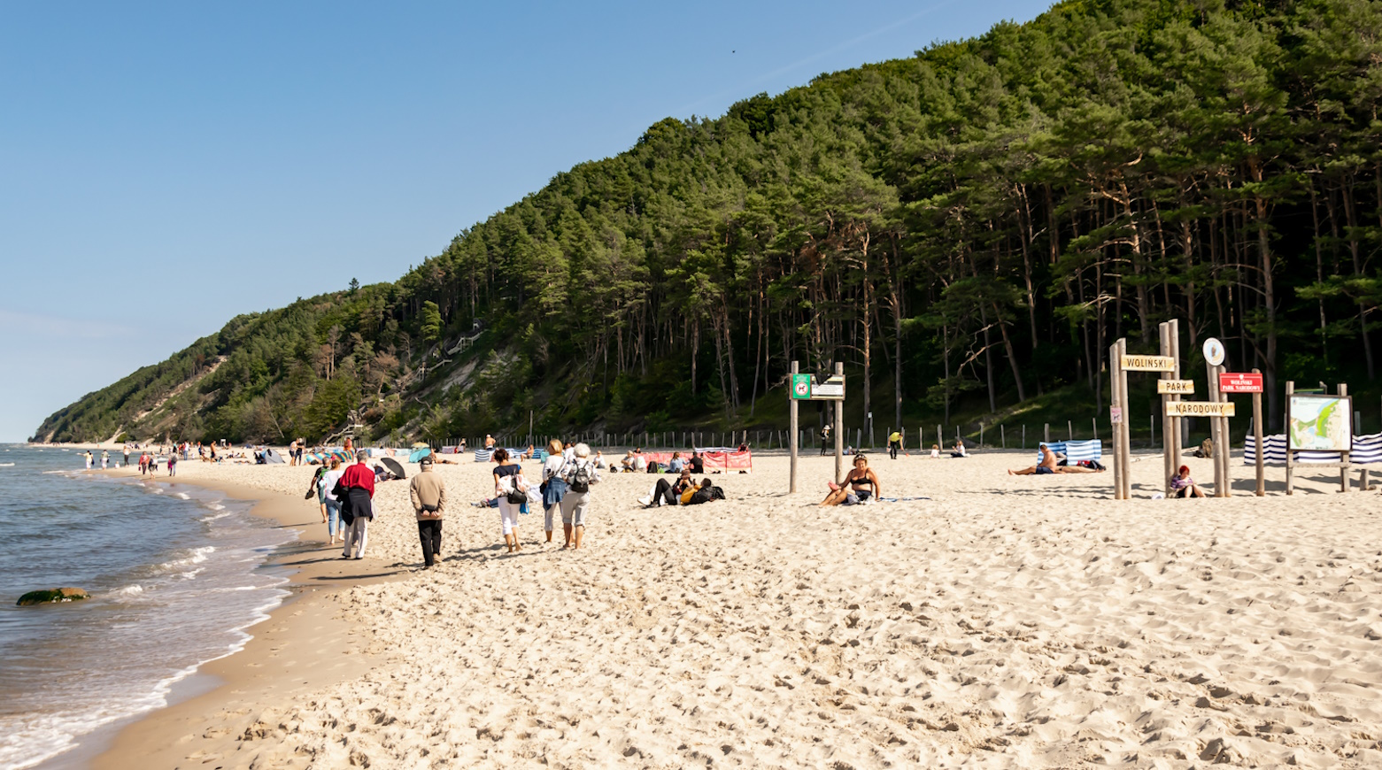 Mezidzdroje-i strand lengyelország