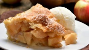 almás pite vanília fagyival