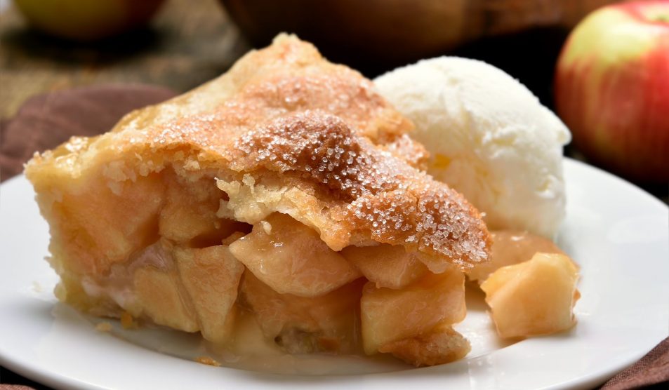 almás pite vanília fagyival