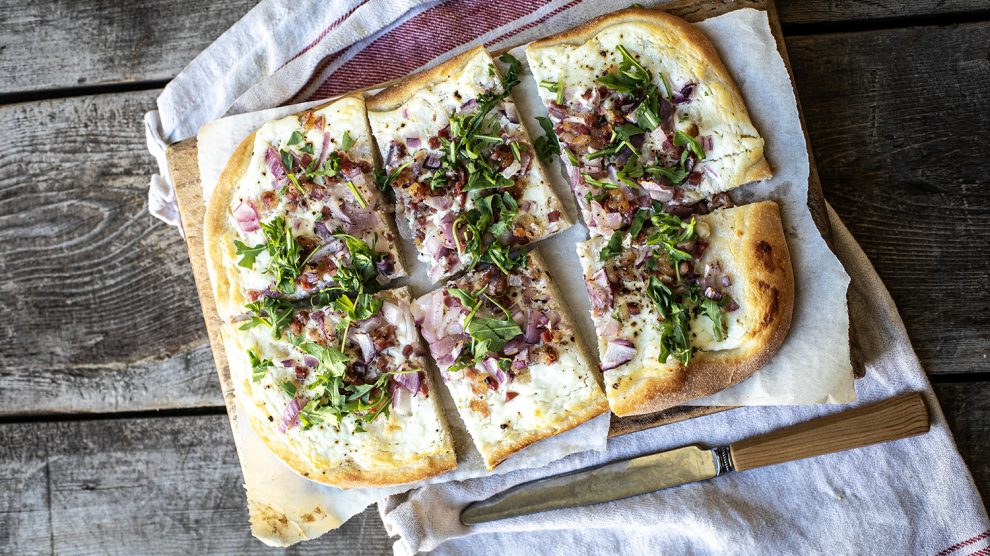 Juhtúrós-baconos langalló