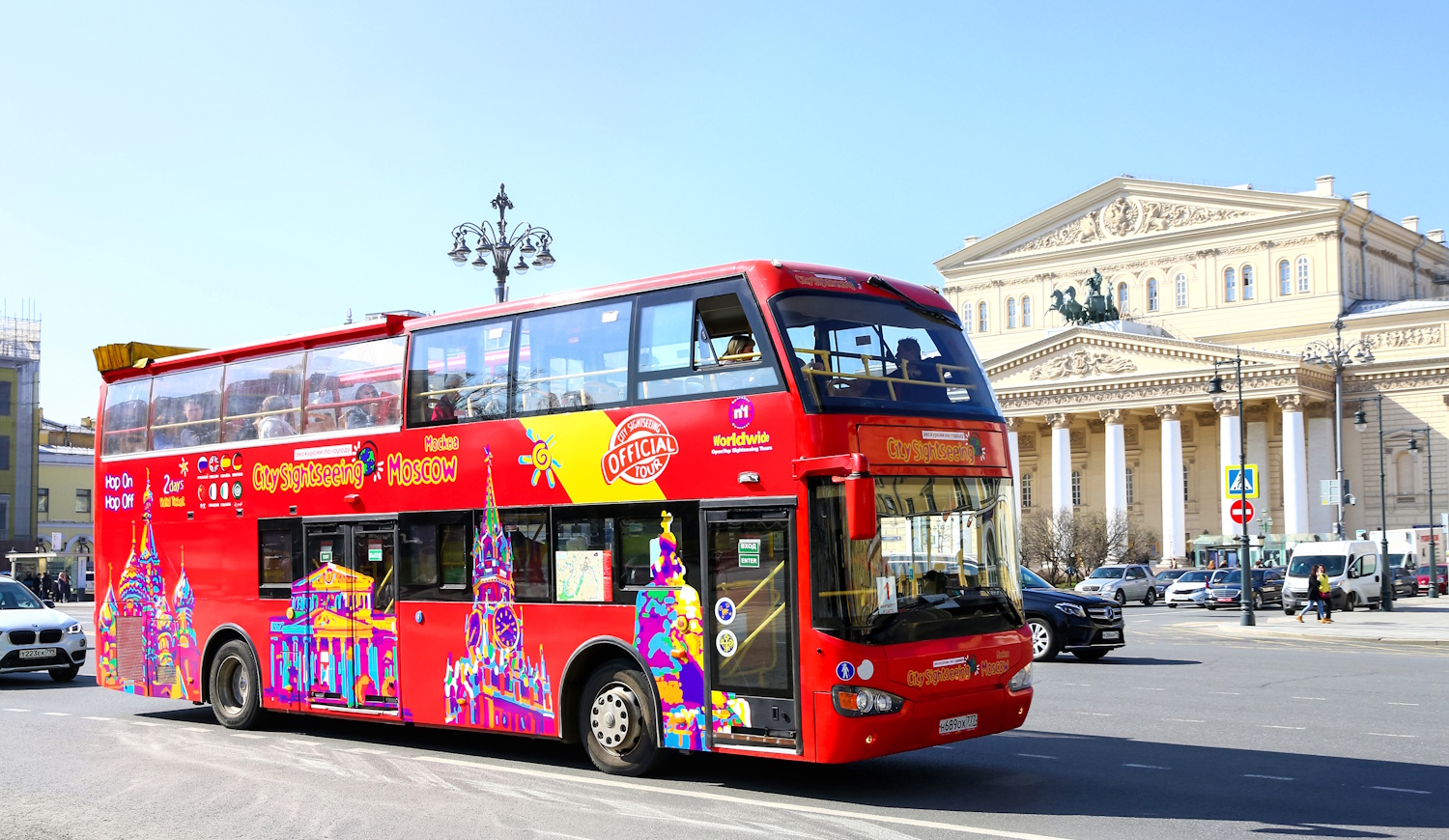 Hop On Hop Off busz Moszkvában
