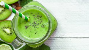 kivi, smoothie