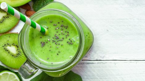 kivi, smoothie