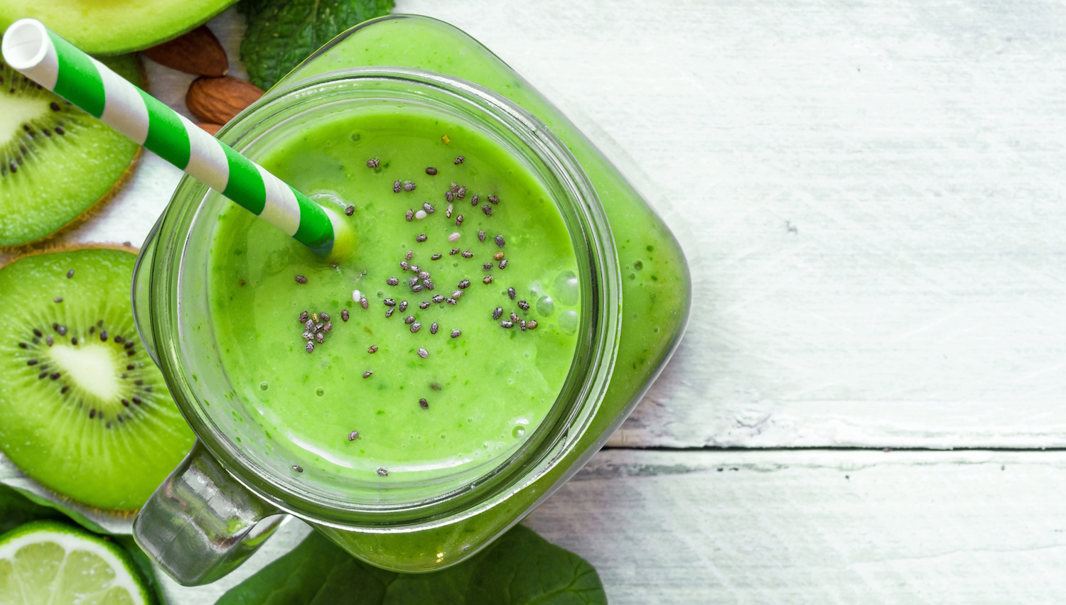 kivi, smoothie