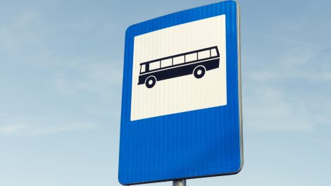 Autóbuszmegálló tábla
