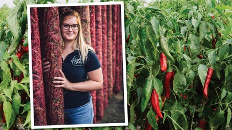 Okvátovity Dóra, negyedik generációs fűszerpaprika-termesztő