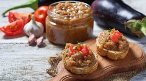 padlizsánkrém üvegben télire