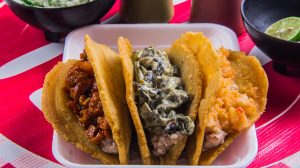 huitlacoche mexikói szarvasgomba taco