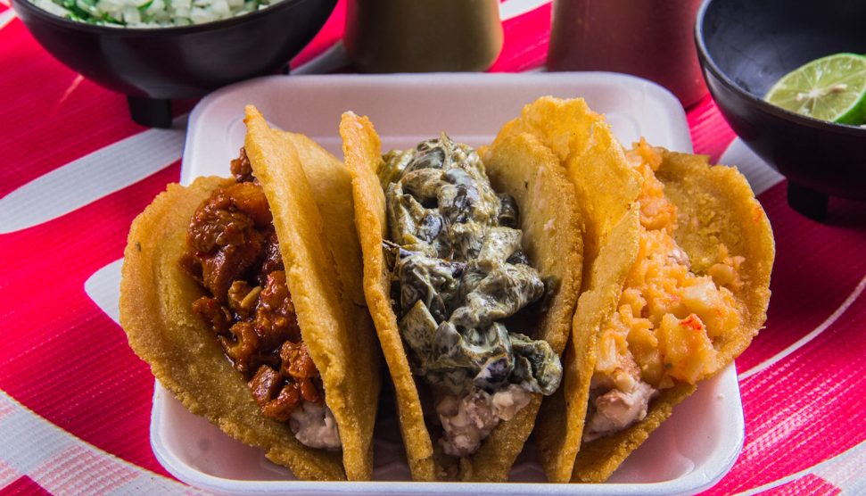 huitlacoche mexikói szarvasgomba taco