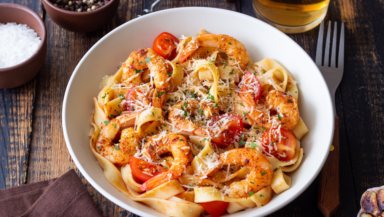 tagliatelle tészta paradicsomos szószban
