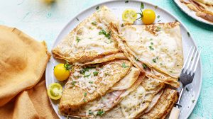 sonkás sajtos palacsinta