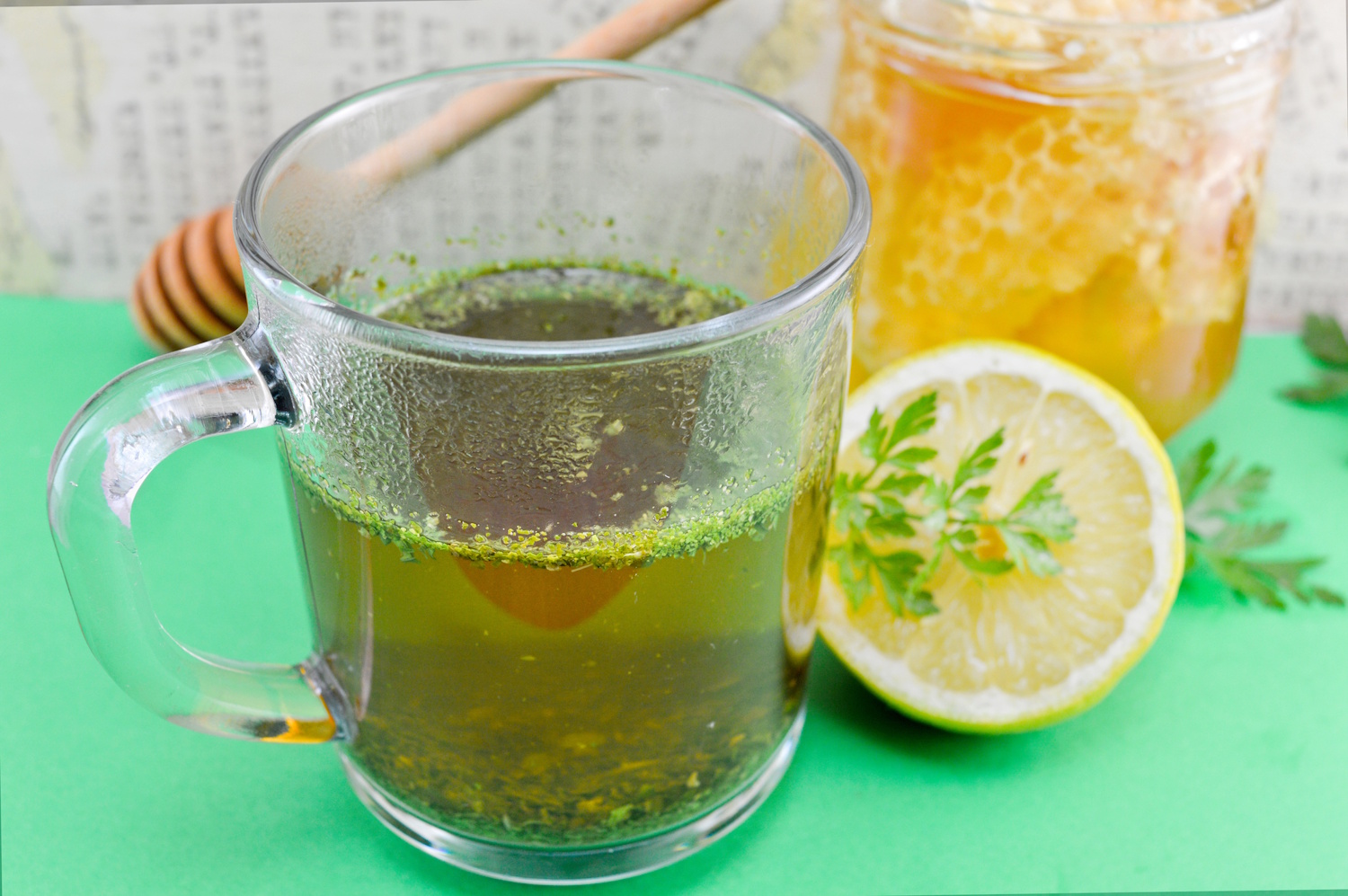Mézes citromos tea