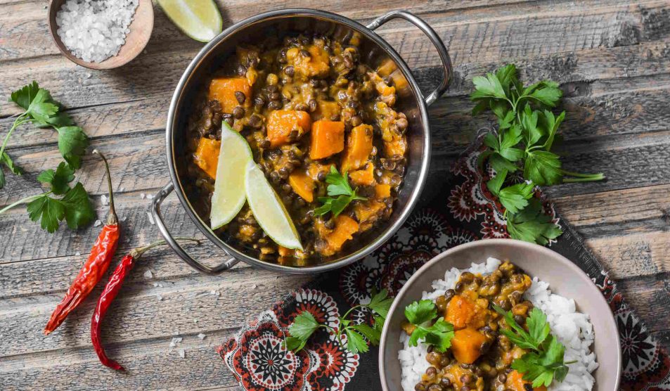 lencsefőzelék sütőtökkel