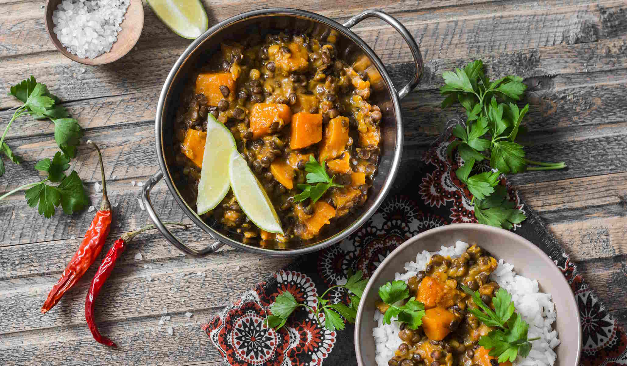 lencsefőzelék sütőtökkel