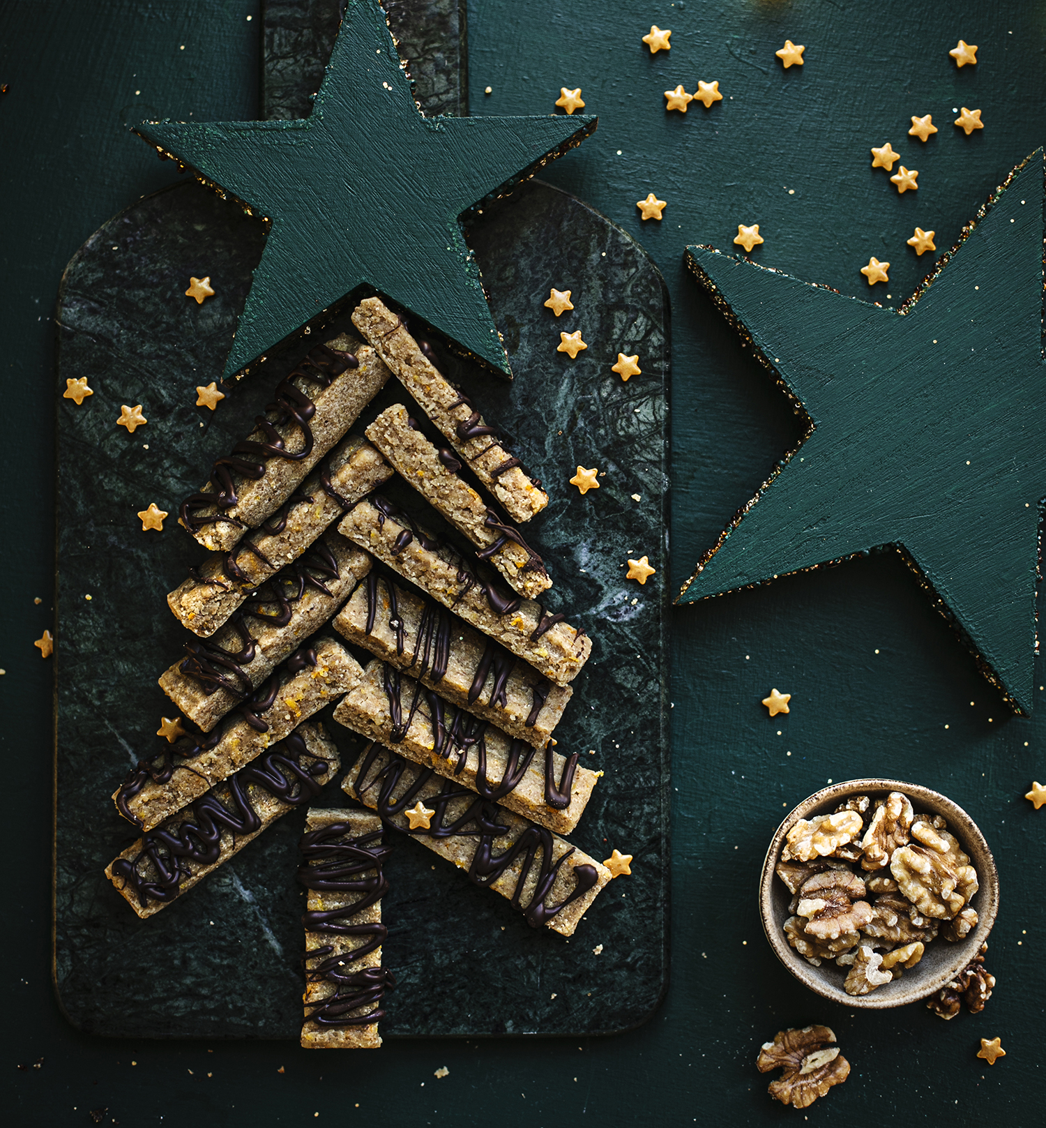 Diós-csokoládés stangli