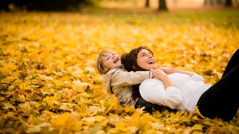 erős immunrendszer anya és lánya ősszel az avarban