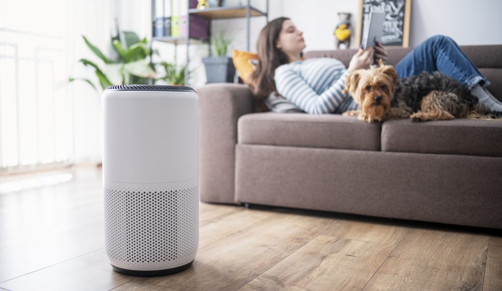 légtisztító berendezés takarítása penészes