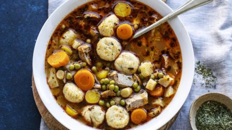 márton napi tárkonyos liba leves