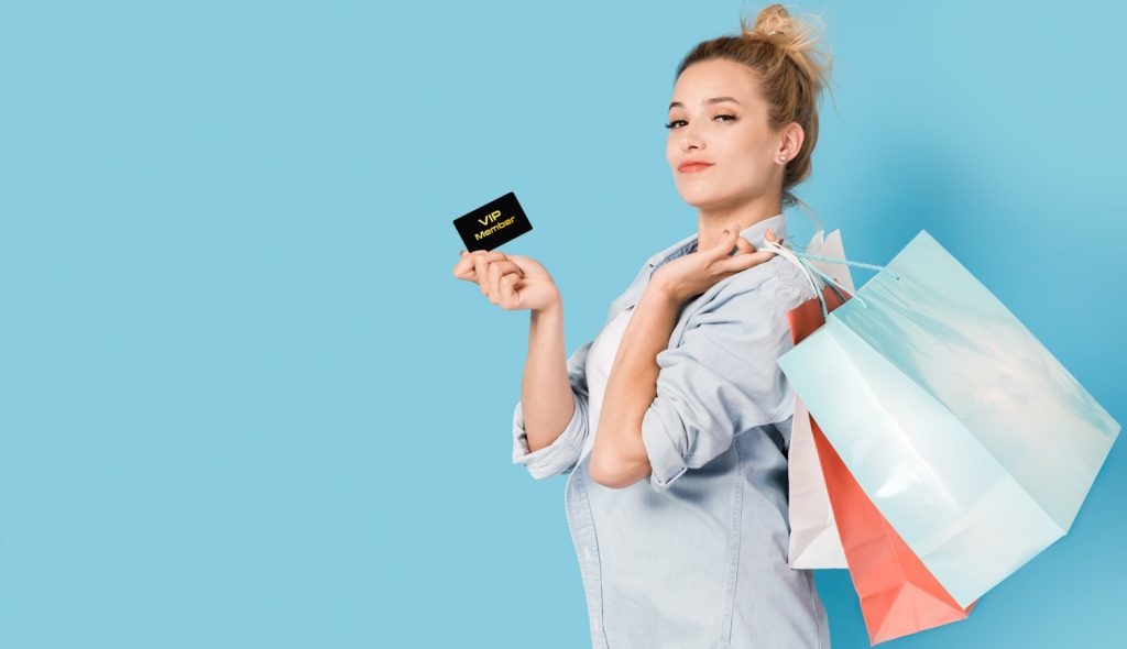 öntudatos nő vásárol