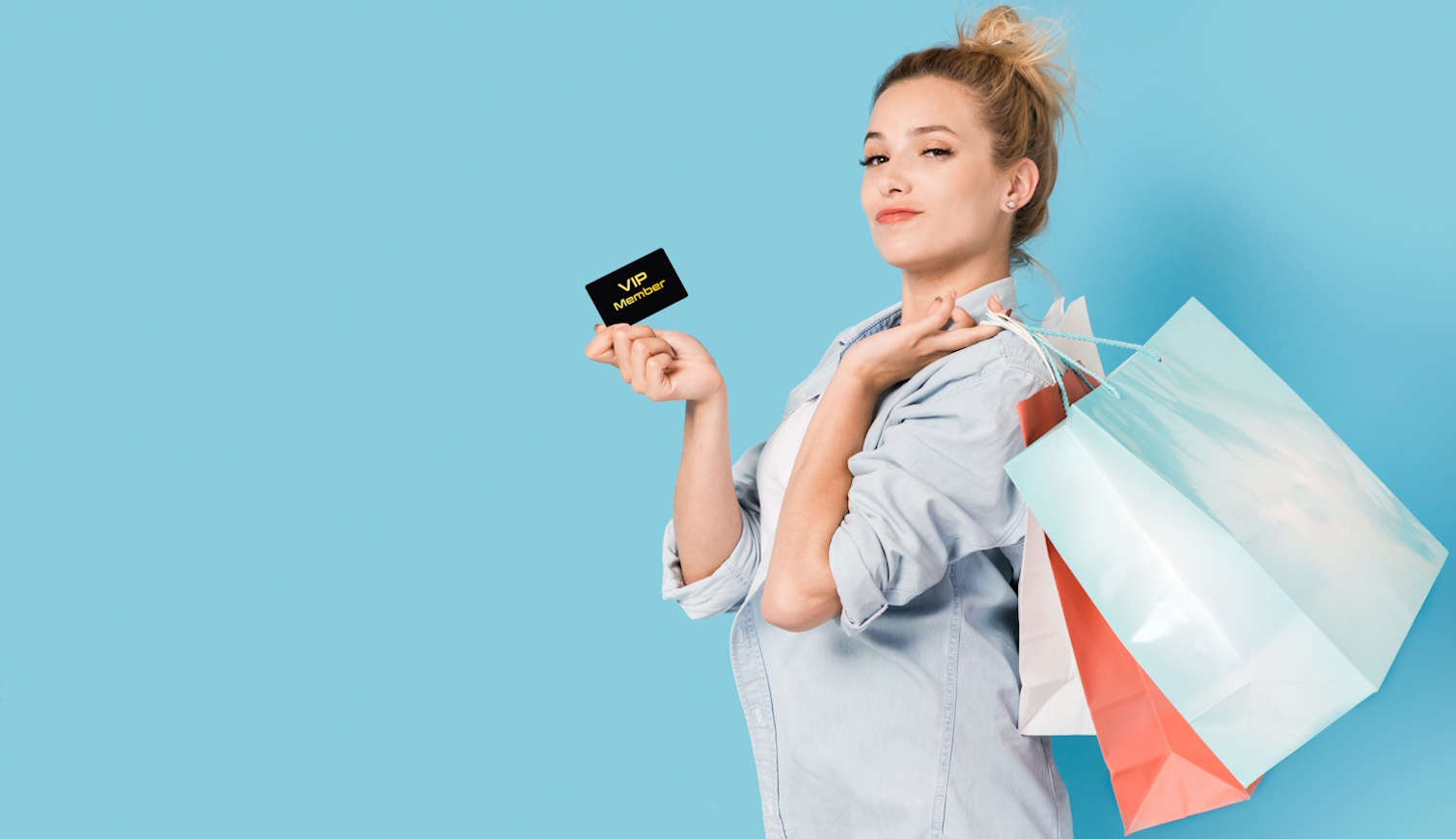 öntudatos nő vásárol