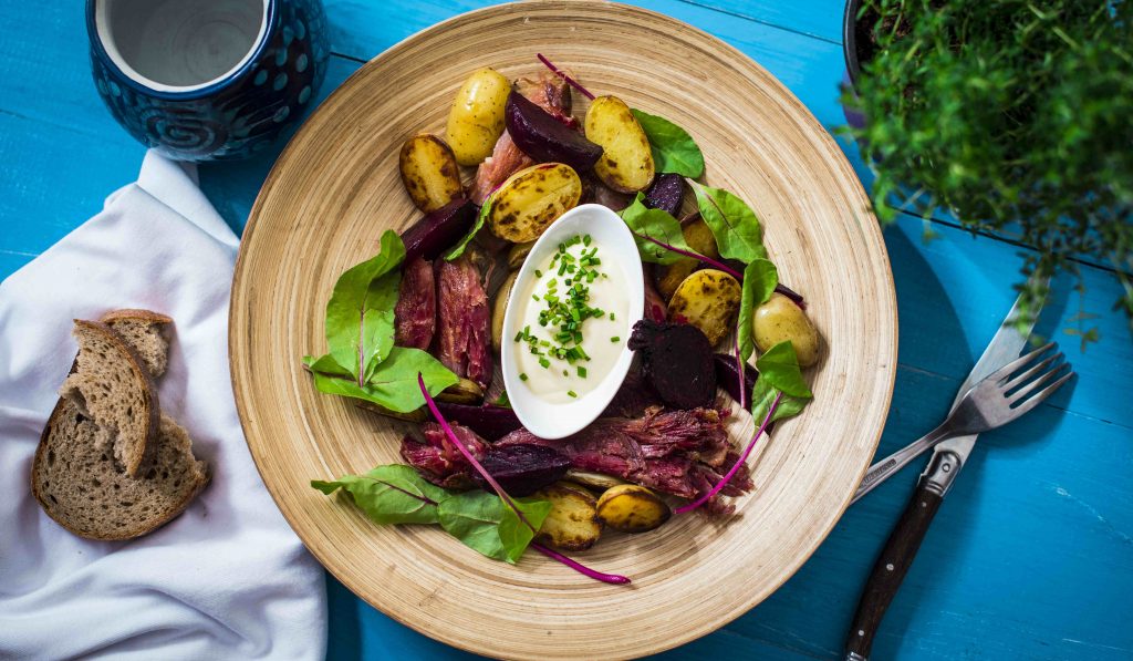 rusztikus céklasaláta