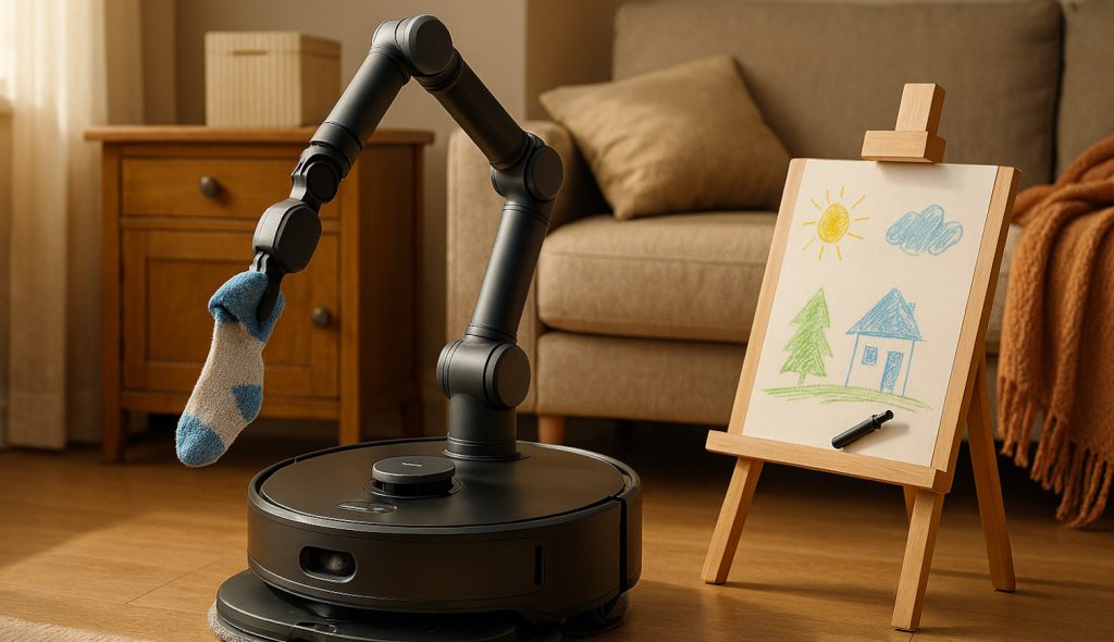 zoknit felszedő és festő robotporszívó