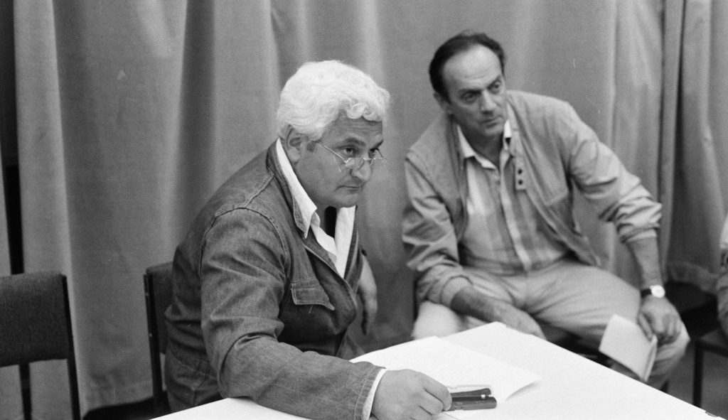 Sinkó László és Bács Ferenc színművészek