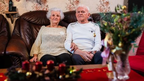 Pásztor Géza és felesége, Margó