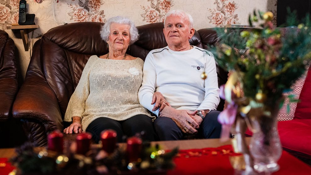 Pásztor Géza és felesége, Margó