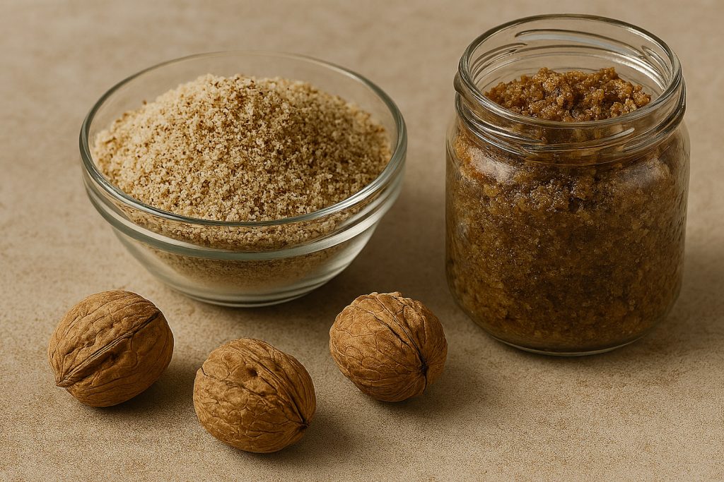 darált dió héjas ió bekevert diótöltetlék