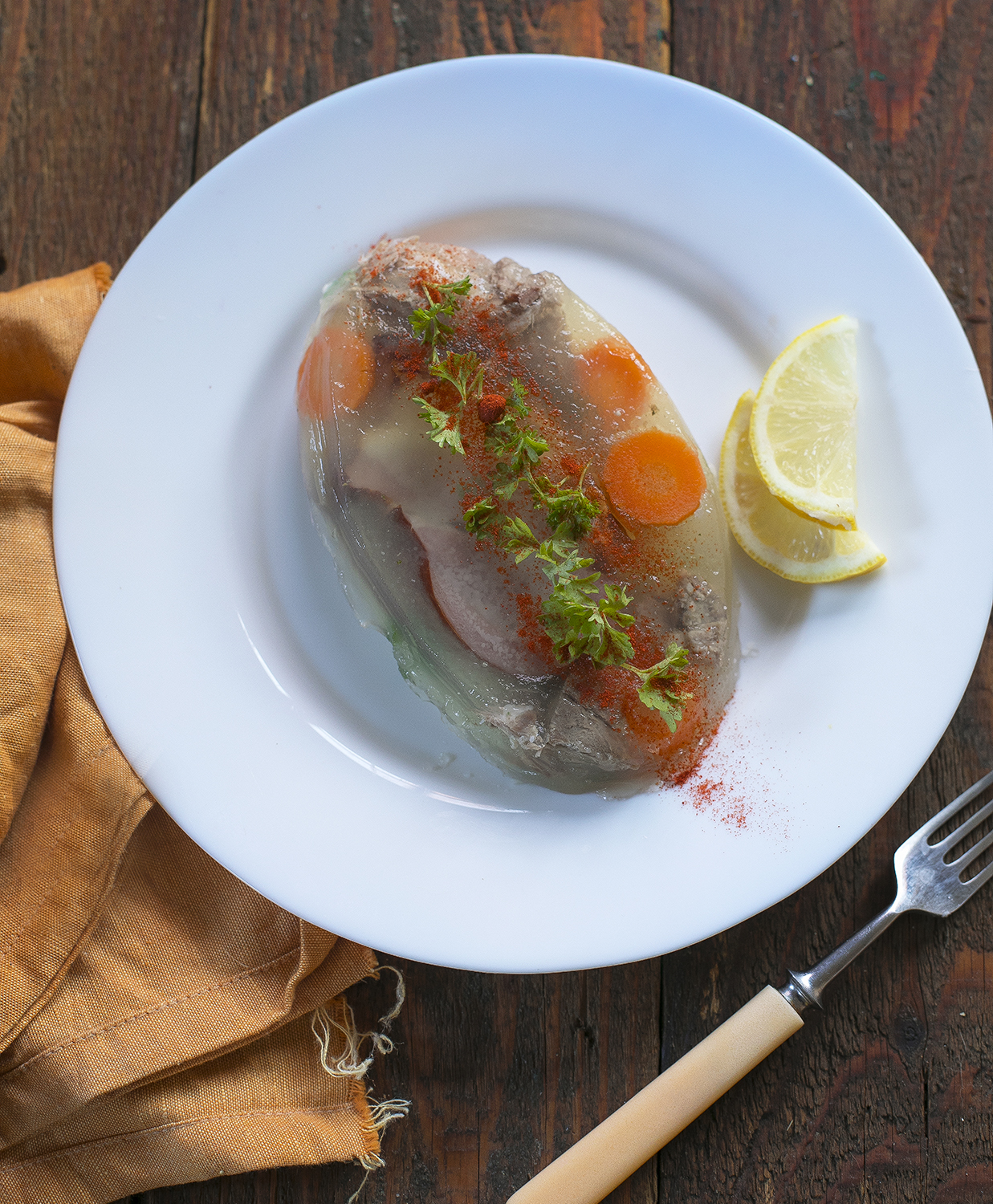 Füstölt húsos kocsonya