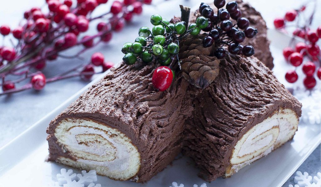 Gesztenyés-csokoládés fatörzs