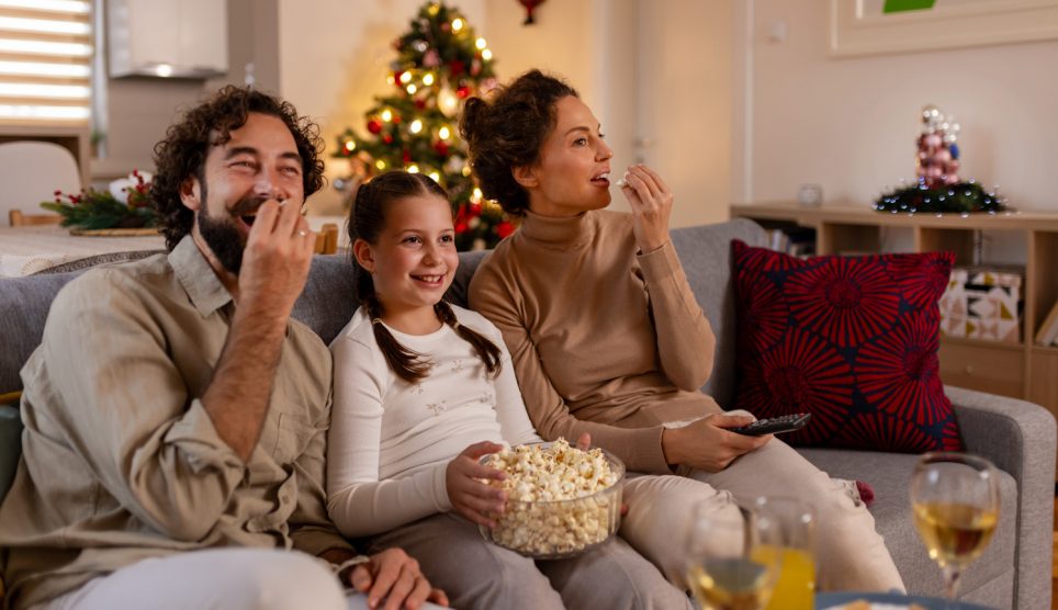 család karácsonyi filmeket nz szenteste a tévében