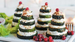 Kecskesajtos cukkinifenyők