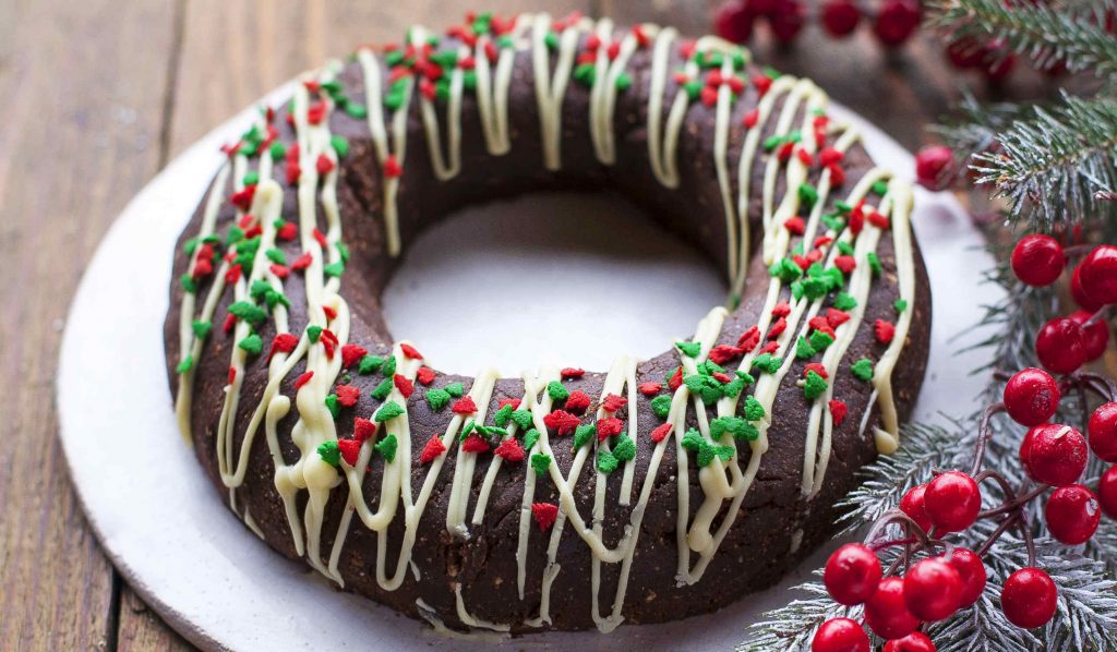 Karácsonyi kekszkoszorú