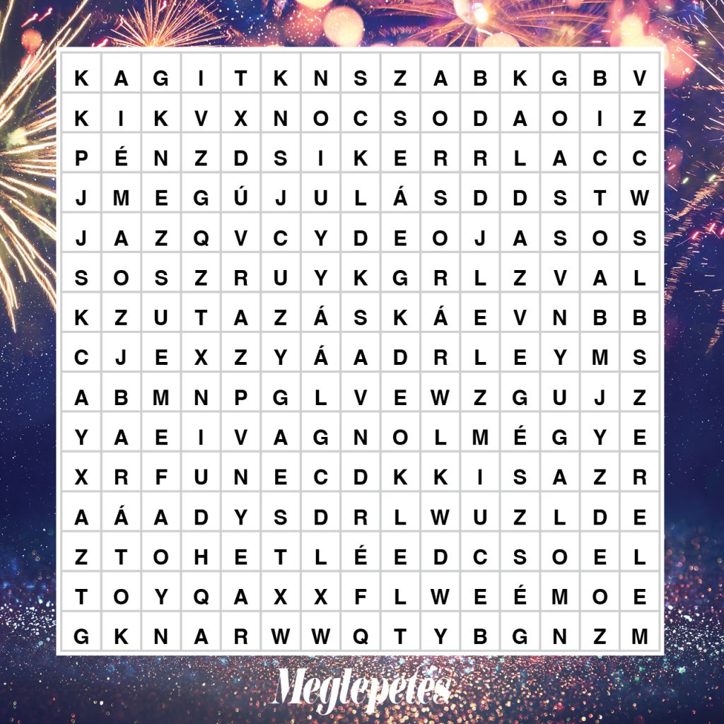 szókereső 2026-ra
