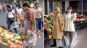 manek attila fotója kislány a szatyorban